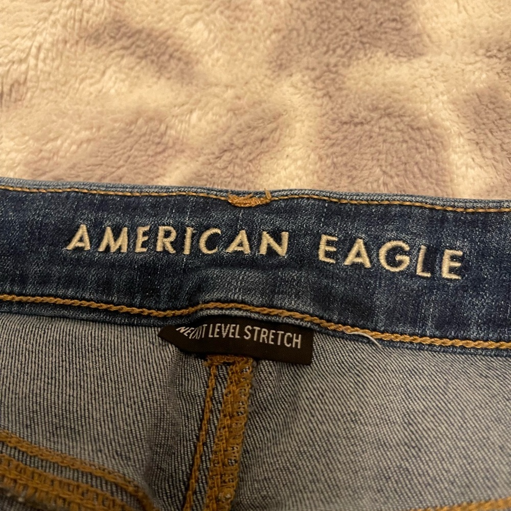 American Eagle size 12 super high rise curvy skinny jeans